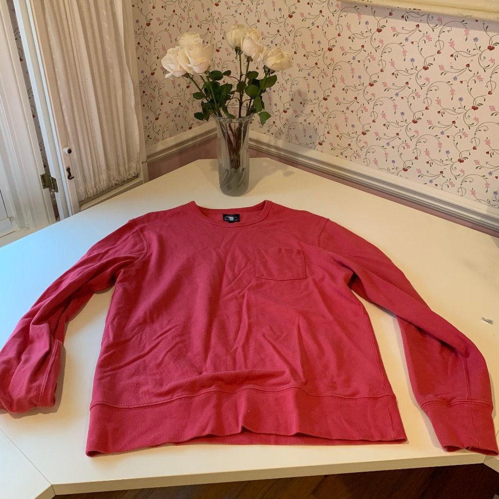 J Crew Authentic Red Soft Long Sleeve Shirt